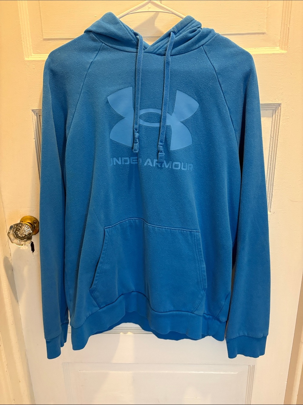Under Armour Men's Teal-Blue Pullover Hoodie
